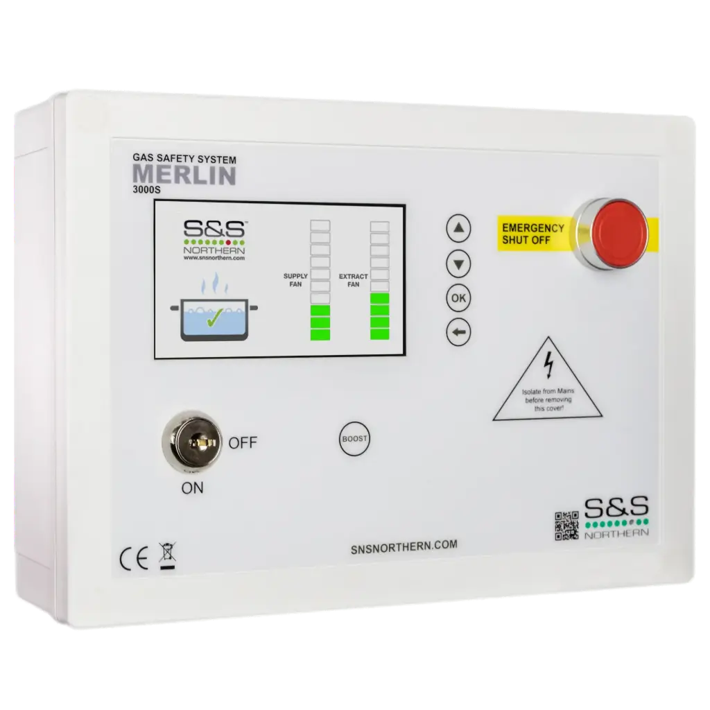 Merlin 3000S Demand Controlled Kitchen Ventilation Energy Saving System