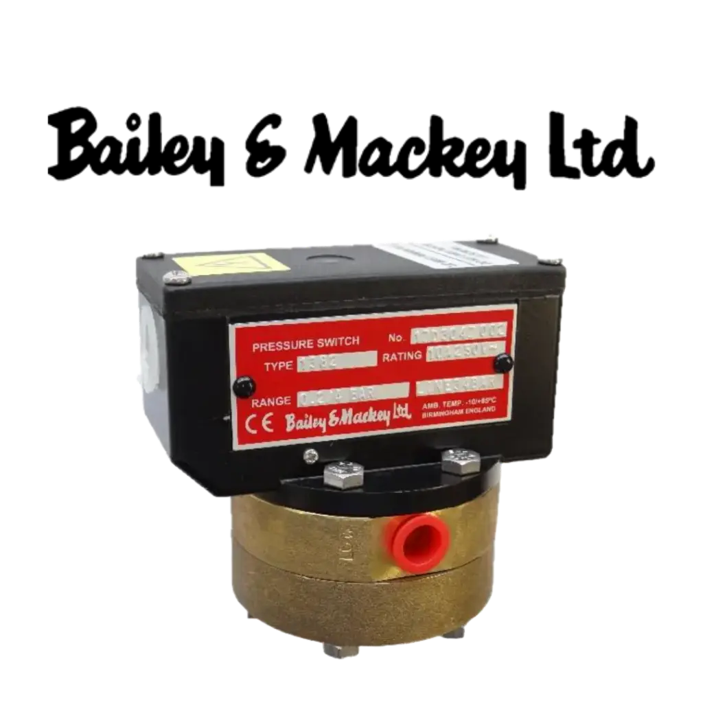 Bailey & Mackey Type 1382 Pressure Switch | Industrial Pressure Monito
